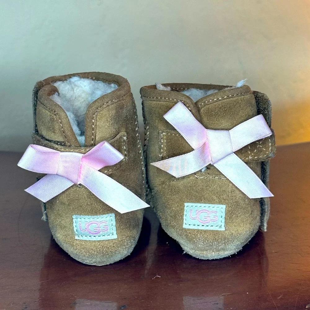JESSE BOW II BABY SHOE |‎ CHESTNUT